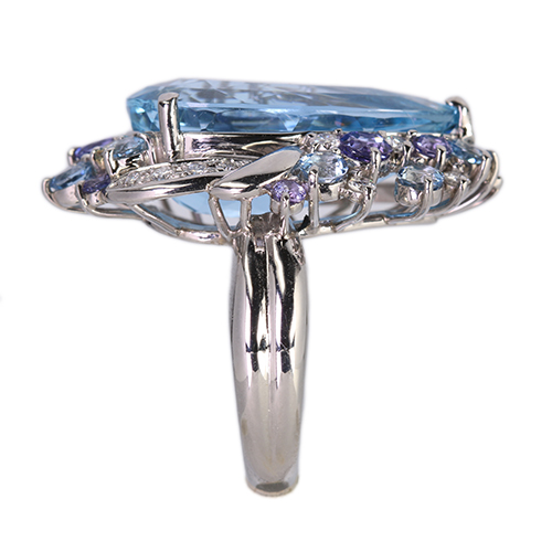 ぴたん様♡専用！♡マリンアンクレット♡ 3月誕生石【アクアマリン】｜ブレスレット・アンクレット - DOUGHNUT