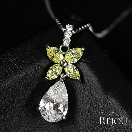 ダイヤモンド 1.2ct/E/SI2 イエローダイヤモンド 0.5ct ダイヤモンド