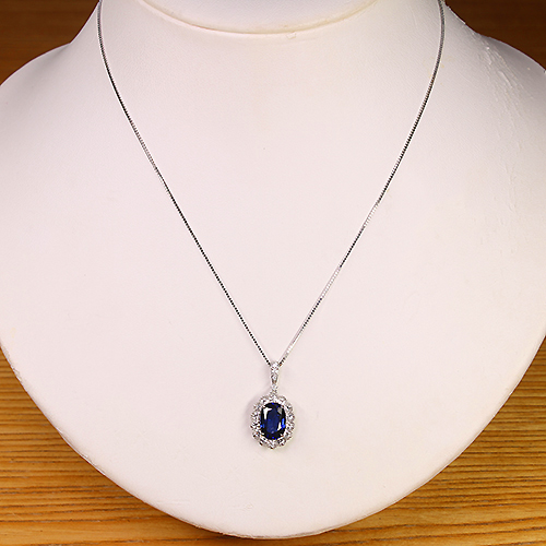 第462回抽選販売＞ロイヤルブルーサファイア 3.0ct ダイヤモンド 0.5ct