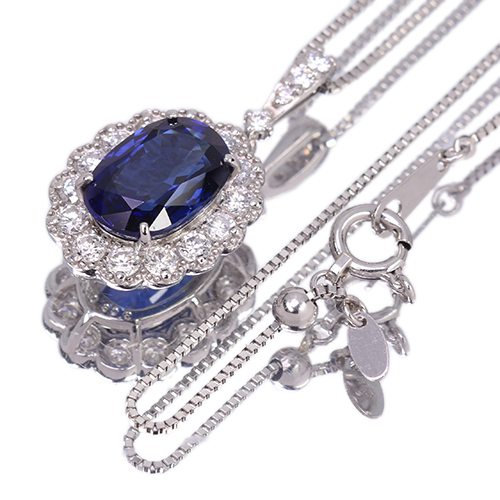 第462回抽選販売＞ロイヤルブルーサファイア 3.0ct ダイヤモンド 0.5ct