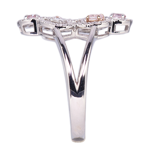 ピンクダイヤモンド 0.066ct/FLP/VS1 0.058ct/FPP/SI2 0.051ct/FIP/SI2