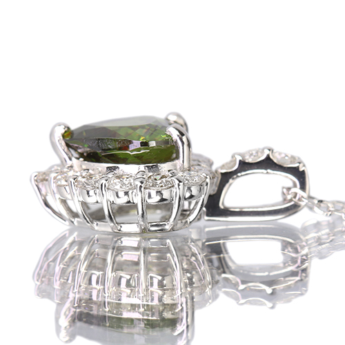 ハートシェイプスフェーン 1.5ct ダイヤモンド 0.8ct プラチナ