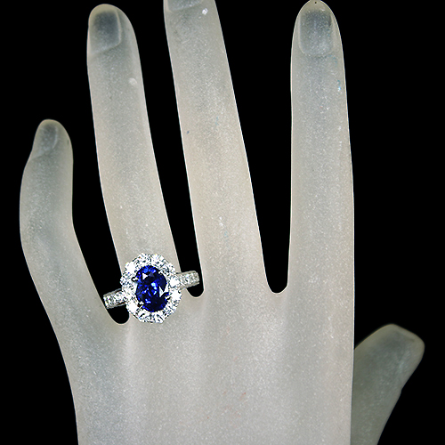 マダガスカル産ロイヤルブルーサファイア 4ct ダイヤモンド 2ct