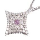 �s���N�_�C�������h 0.081ct/FIPP/I1 �_�C�������h 0.5ct �v���`�i �l�b�N���X