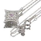 �s���N�_�C�������h 0.081ct/FIPP/I1 �_�C�������h 0.5ct �v���`�i �l�b�N���X