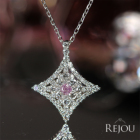 �s���N�_�C�������h 0.081ct/FIPP/I1 �_�C�������h 0.5ct �v���`�i �l�b�N���X