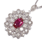 ����M���r�[ 1.0ct �_�C�������h 0.8ct �v���`�i �l�b�N���X