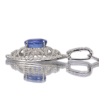 �R�[���t�����[�u���[�T�t�@�C�A 2.2ct �_�C�������h 0.5ct �v���`�i �l�b�N���X