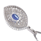 �R�[���t�����[�u���[�T�t�@�C�A 2.2ct �_�C�������h 0.5ct �v���`�i �l�b�N���X