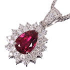 ���x���C�g 3.3ct �_�C�������h ��1ct �v���`�i �l�b�N���X