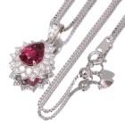 ���x���C�g 3.3ct �_�C�������h ��1ct �v���`�i �l�b�N���X