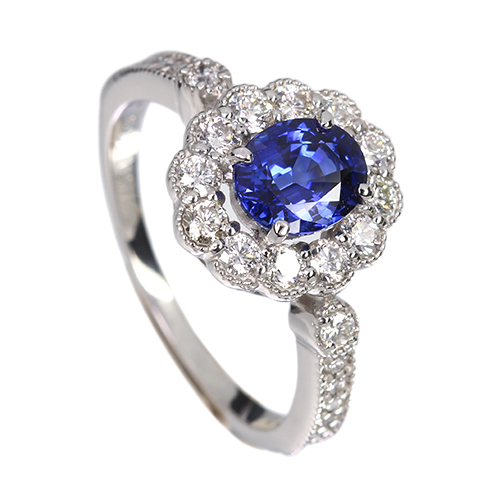 第465回抽選販売＞ロイヤルブルーサファイア 1ct ダイヤモンド 0.5ct