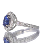 ���C�����u���[�T�t�@�C�A 1ct �_�C�������h 0.5ct �v���`�i �����O(�w��)