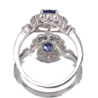 ���C�����u���[�T�t�@�C�A 1ct �_�C�������h 0.5ct �v���`�i �����O(�w��)