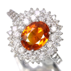 �I�����W�T�t�@�C�A ��2ct �_�C�������h 1.3ct �v���`�i �����O(�w��)