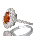 �I�����W�T�t�@�C�A ��2ct �_�C�������h 1.3ct �v���`�i �����O(�w��)