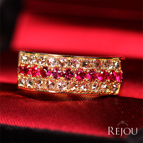 第465回抽選販売＞ルビー 約0.6ct ダイヤモンド 0.8ct イエロー