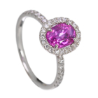 �X�������J�Y�s���N�T�t�@�C�A 1.7ct �_�C�������h 0.2ct �v���`�i �����O(�w��)