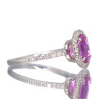 �X�������J�Y�s���N�T�t�@�C�A 1.7ct �_�C�������h 0.2ct �v���`�i �����O(�w��)