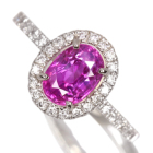 �X�������J�Y�s���N�T�t�@�C�A 1.7ct �_�C�������h 0.2ct �v���`�i �����O(�w��)