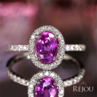 �X�������J�Y�s���N�T�t�@�C�A 1.7ct �_�C�������h 0.2ct �v���`�i �����O(�w��)