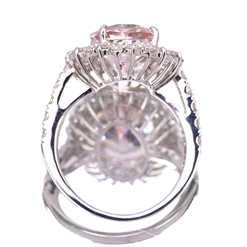 第465回抽選販売＞モルガナイト 3.2ct ダイヤモンド 1.1ct プラチナ