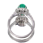 �G�������h�L���b�c�C�A 1.8ct �_�C�������h ��0.6ct �v���`�i �����O(�w��)