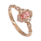 �X�C�[�g�z�[���z�R�Y ���[�h�N���T�C�g(�C���J���[�Y) 0.28ct �_�C�������h �s���N�S�[���h �����O(�w��)