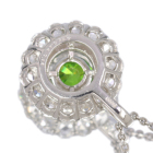 ���V�A�Y�f�}���g�C�h�K�[�l�b�g 0.6ct �_�C�������h 0.5ct �v���`�i �l�b�N���X