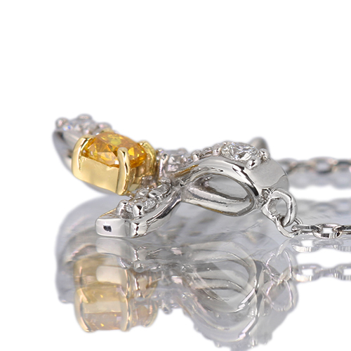 第466回抽選販売＞イエローダイヤモンド 0.079ct/FVOY/I1 ダイヤモンド