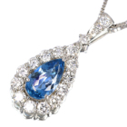 �T���^�}���A�A�N�A�}���� 1.2ct �_�C�������h ��1ct �v���`�i �l�b�N���X