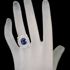 �X�������J�Y�u���[�T�t�@�C�A 3.8ct �_�C�������h 1.1ct �v���`�i �C�G���[�S�[���h �����O(�w��)