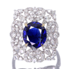 �X�������J�Y�u���[�T�t�@�C�A 3.8ct �_�C�������h 1.1ct �v���`�i �C�G���[�S�[���h �����O(�w��)