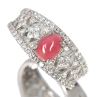 �R���N�p�[�� 1.1ct �_�C�������h 0.7ct �v���`�i �����O(�w��)