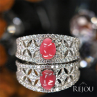 �R���N�p�[�� 1.1ct �_�C�������h 0.7ct �v���`�i �����O(�w��)