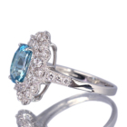 �u���[�W���R�� ��3ct �_�C�������h 0.6ct �v���`�i �����O(�w��)