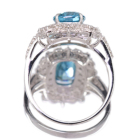 �u���[�W���R�� ��3ct �_�C�������h 0.6ct �v���`�i �����O(�w��)