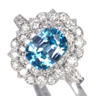 �u���[�W���R�� ��3ct �_�C�������h 0.6ct �v���`�i �����O(�w��)