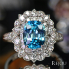 �u���[�W���R�� ��3ct �_�C�������h 0.6ct �v���`�i �����O(�w��)