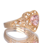 �n�[�g�V�F�C�v�����K�i�C�g 1.1ct �_�C�������h ct �s���N�S�[���h�����O(�w��)