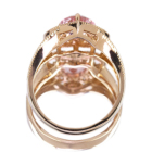 �n�[�g�V�F�C�v�����K�i�C�g 1.1ct �_�C�������h ct �s���N�S�[���h�����O(�w��)