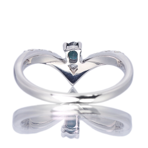 【最終価格】アレキサンドライト　プラチナ　リング　指輪 アレキサンドライト 0.12ct ダイヤモンド プラチナ リング(指輪)【品質
