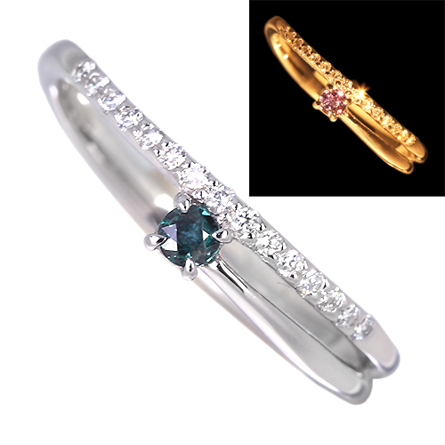 �A���L�T���h���C�g 0.06ct �_�C�������h �v���`�i �����O(�w��)