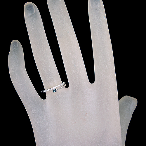 アレキサンドライト 0.06ct ダイヤモンド プラチナ リング(指輪)【品質