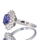 ����M�u���[�T�t�@�C�A 1.8ct �_�C�������h 0.8ct �v���`�i �����O(�w��)