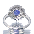 ����M�u���[�T�t�@�C�A 1.8ct �_�C�������h 0.8ct �v���`�i �����O(�w��)