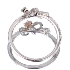 �p�[�v���_�C�������h 0.058ct/FPPu/I1 �_�C�������h �v���`�i �s���N�S�[���h �����O(�w��)