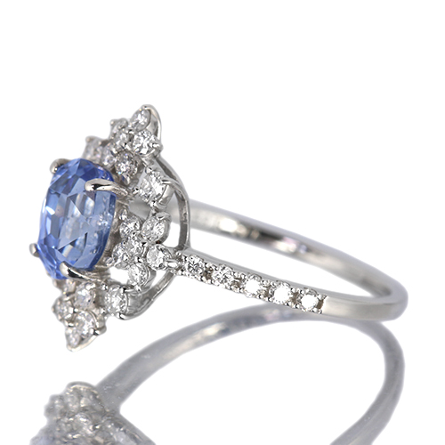 第467回抽選販売＞コーンフラワーブルーサファイア 1.8ct ダイヤモンド