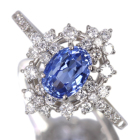 �R�[���t�����[�u���[�T�t�@�C�A 1.8ct �_�C�������h 0.5ct �v���`�i �����O(�w��)