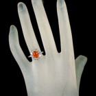 ���L�V�R�Y�t�@�C�A�I�p�[�� 1.3ct �_�C�������h 0.9ct �v���`�i �����O(�w��)